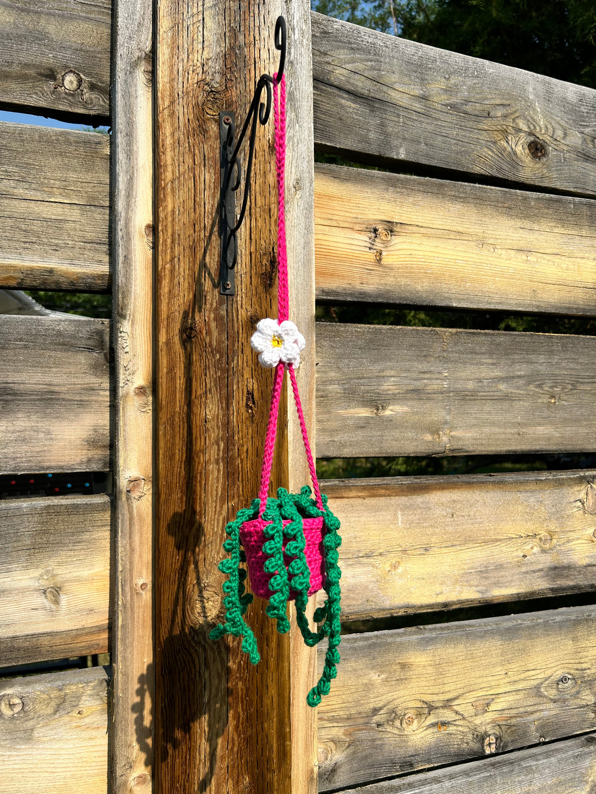 Crochet Hanging Plant - Small