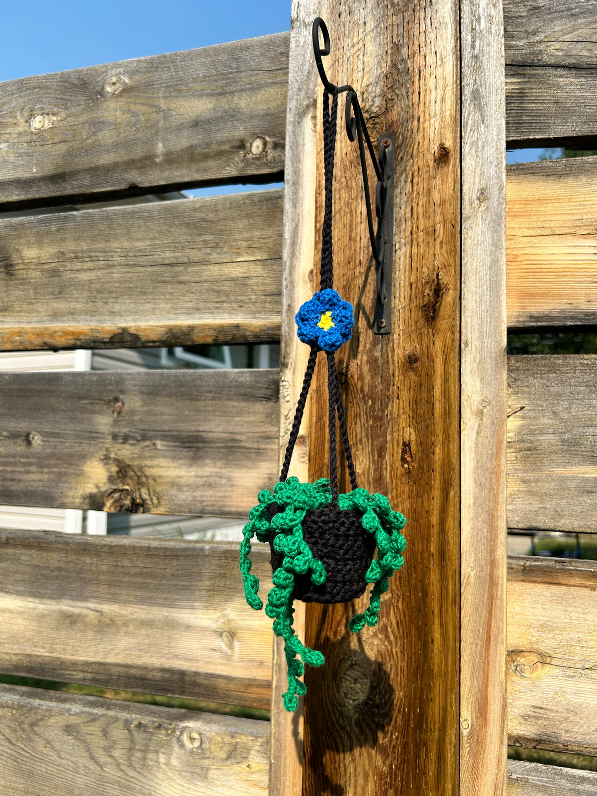 Crochet Hanging Plant - Small