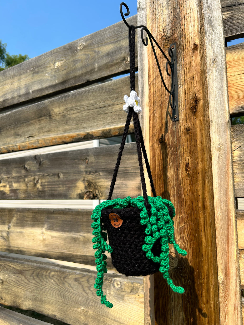 Crochet Hanging Plant - Medium