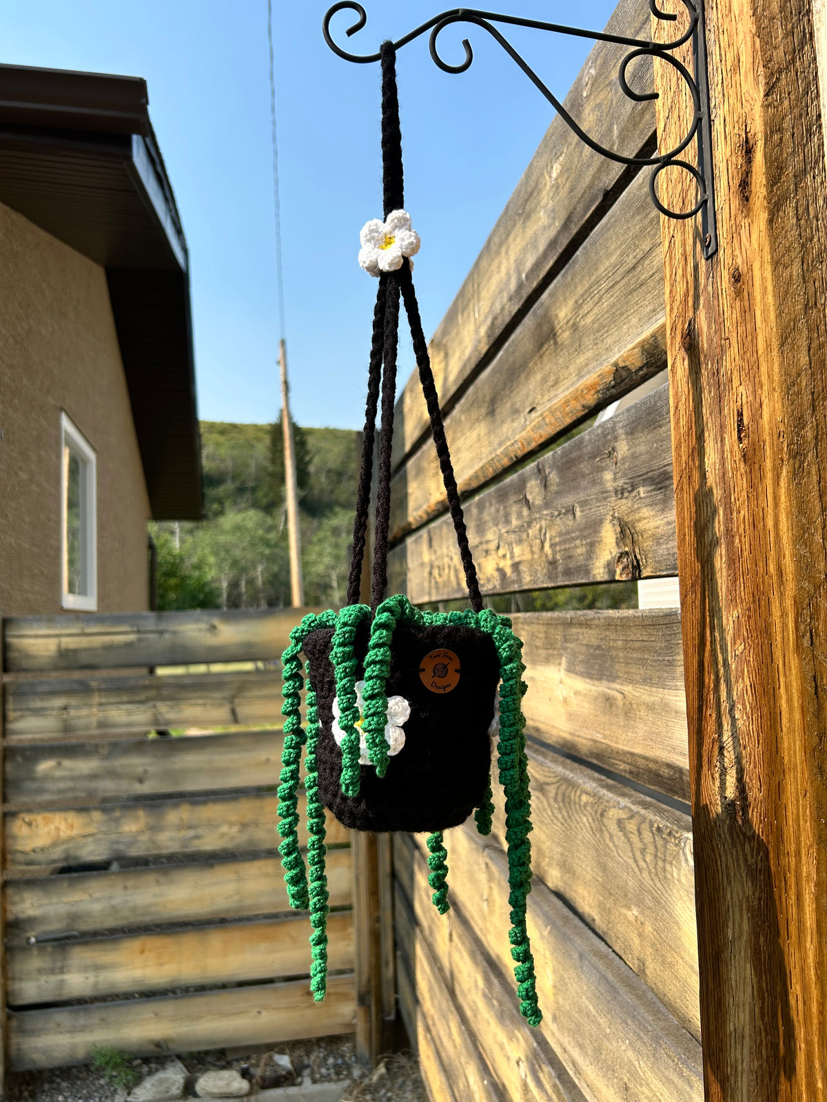 Crochet Hanging Plant - Medium