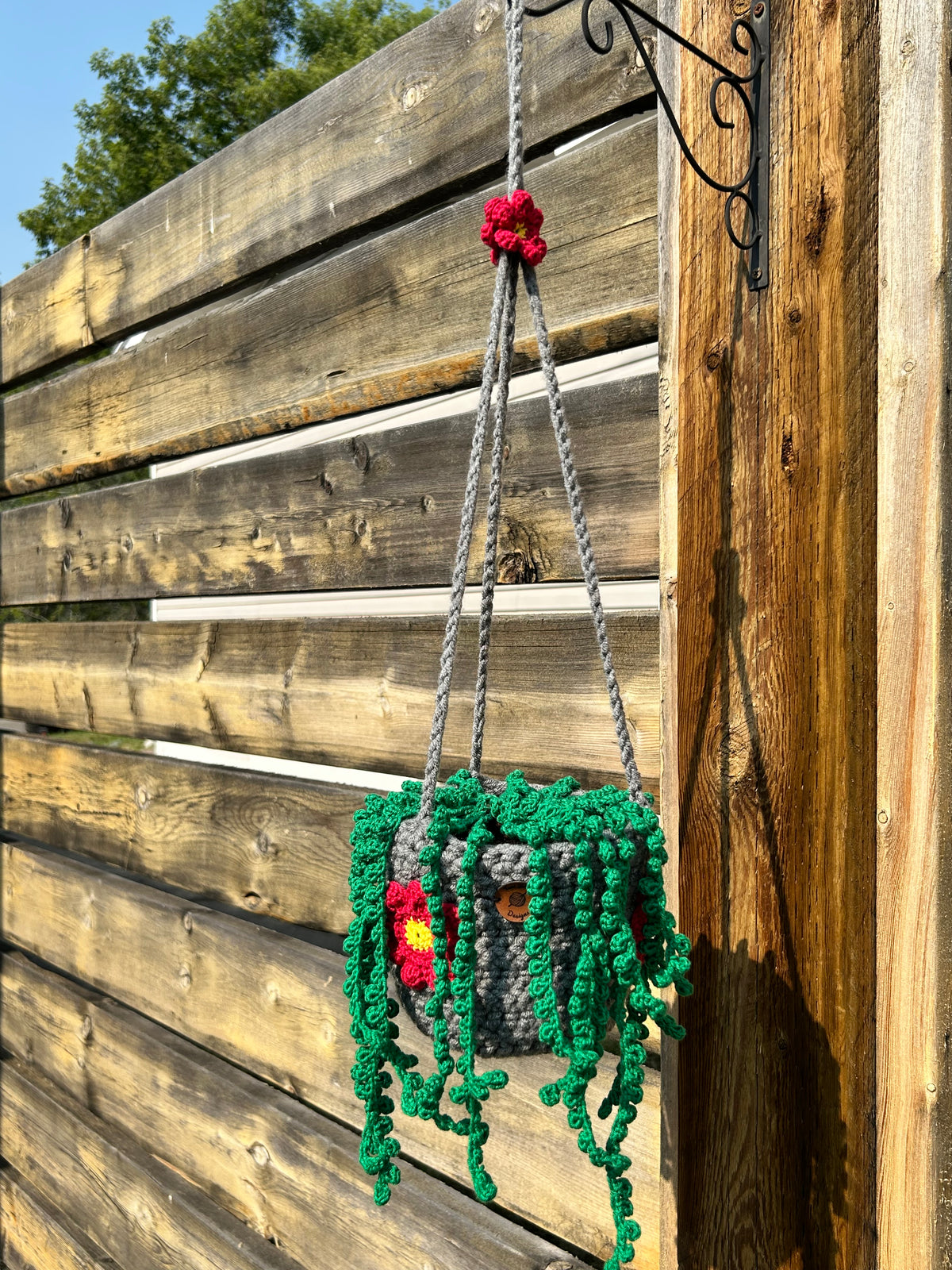 Crochet Hanging Plant - Large
