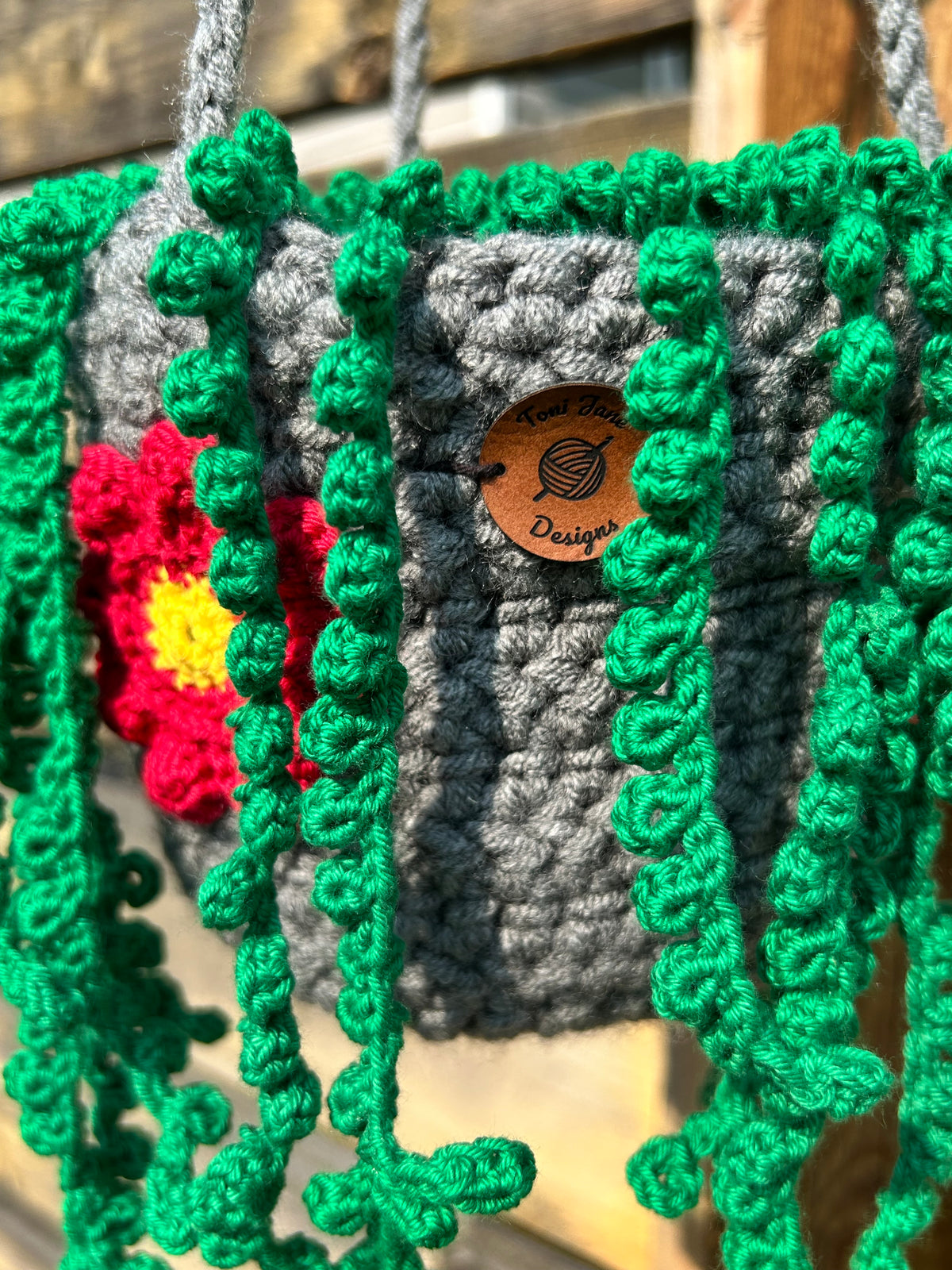 Crochet Hanging Plant - Large