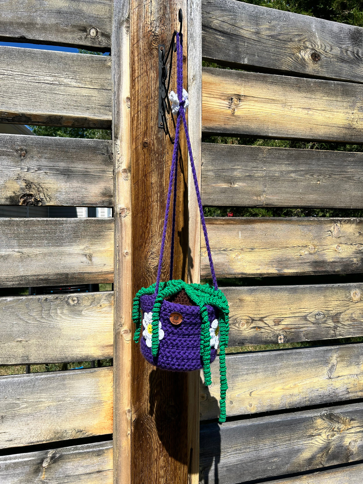 Crochet Hanging Plant - Large