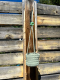 6" Crochet Hanging Plant Holder