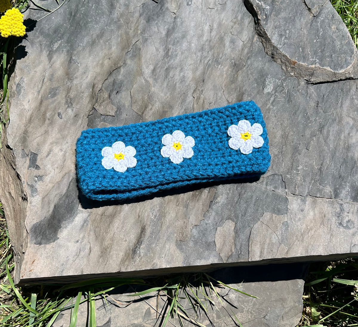 Crochet Floral Ear Warmer