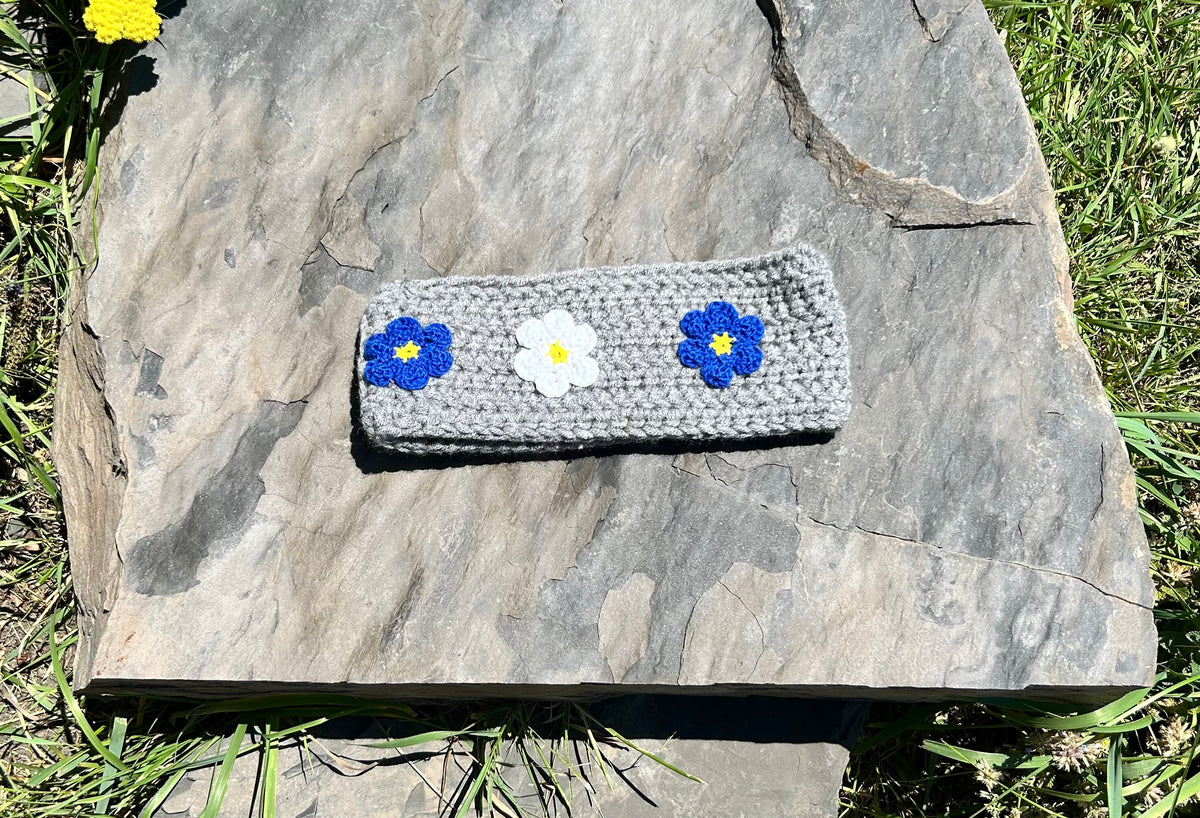 Crochet Floral Ear Warmer