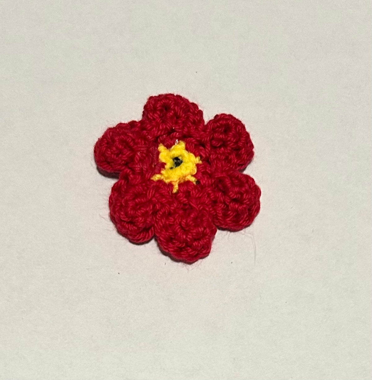 Crochet Flower Magnet