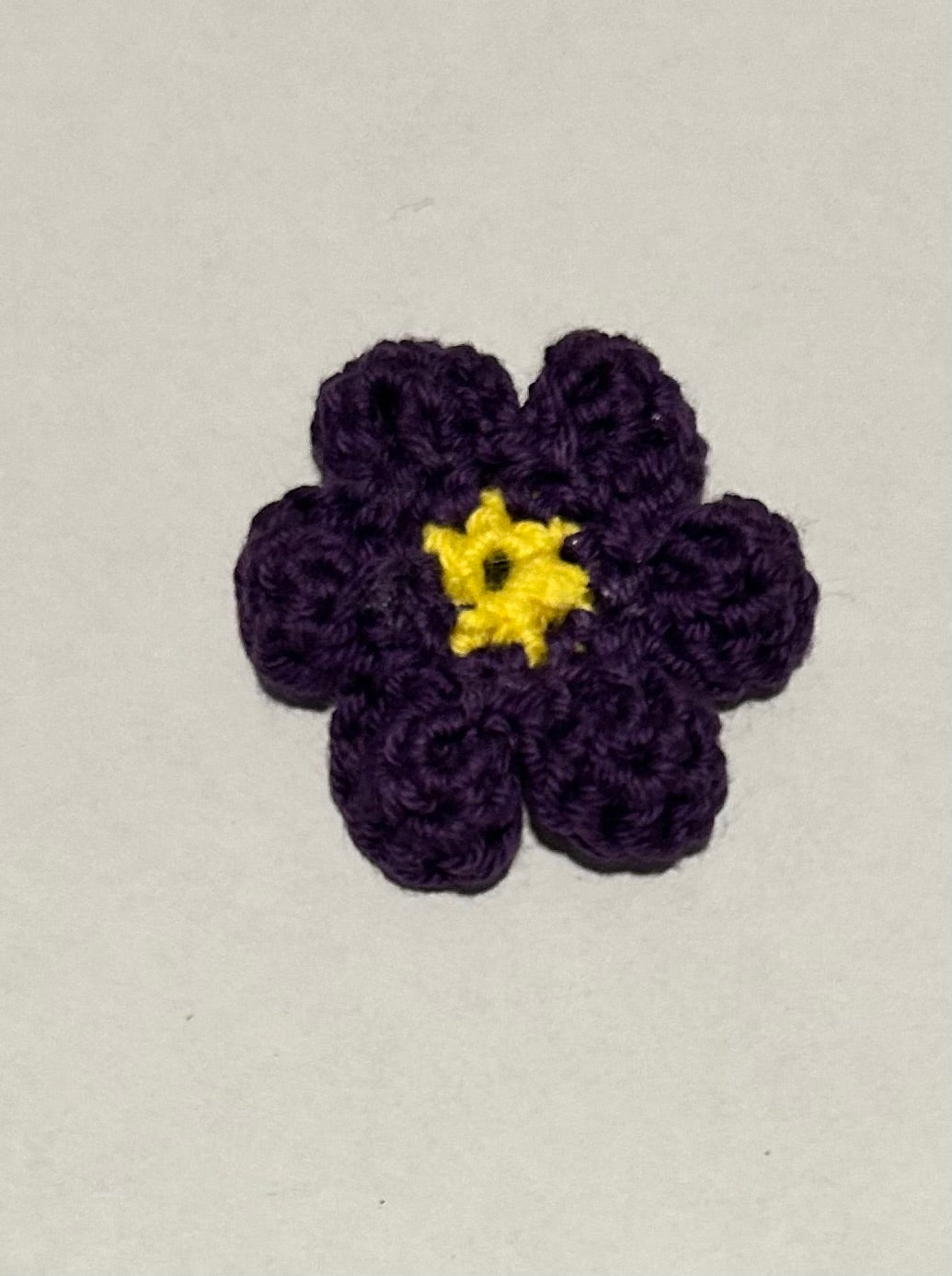 Crochet Flower Magnet