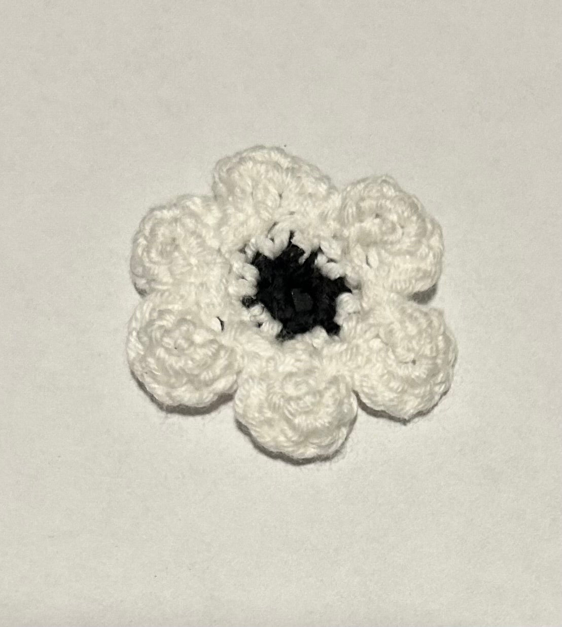 Crochet Flower Magnet