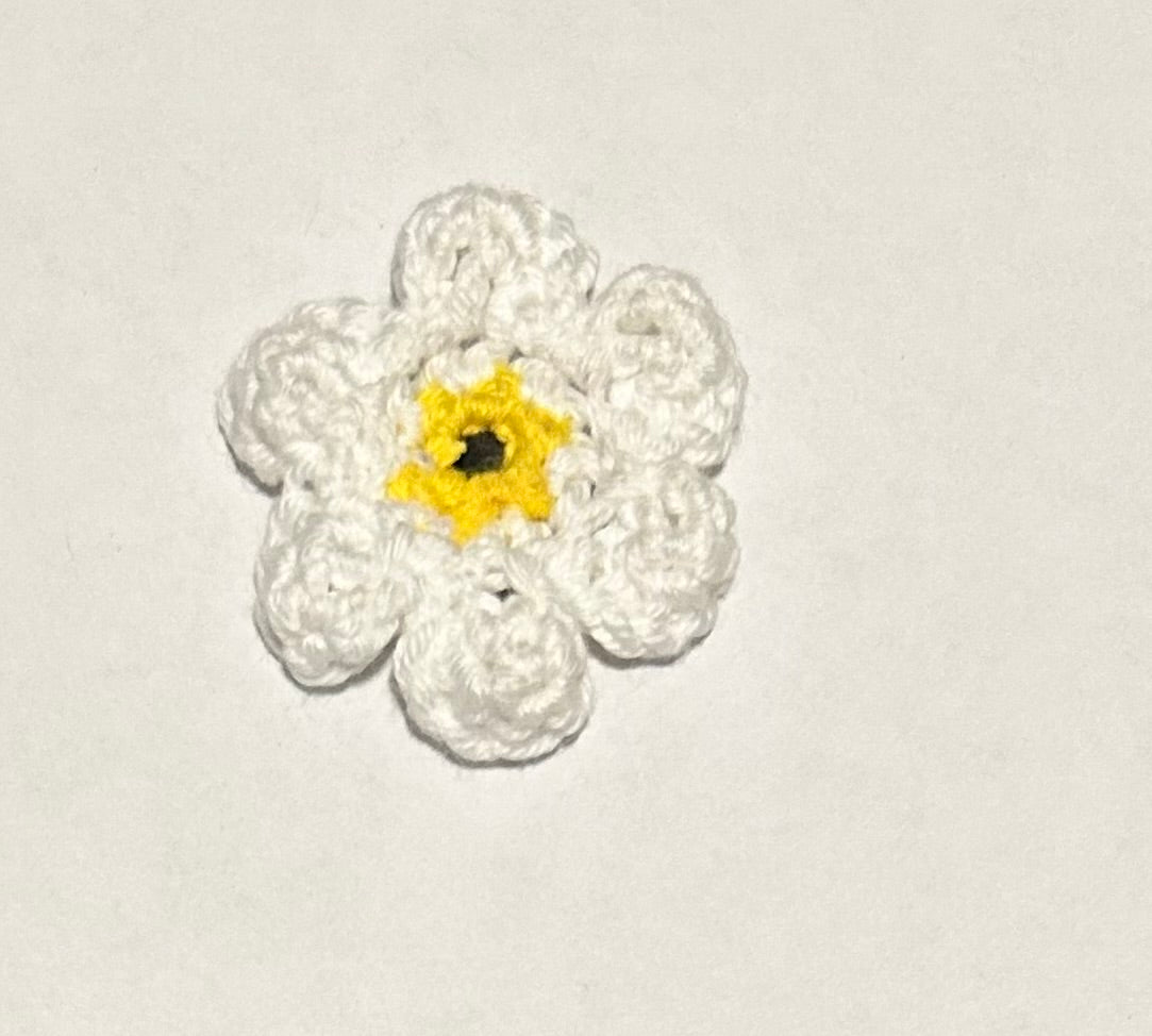 Crochet Flower Magnet