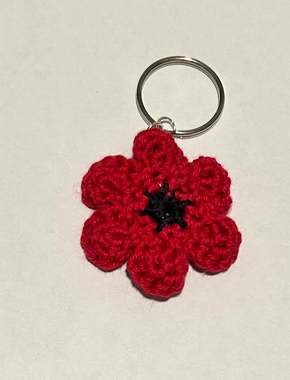 Crochet Flower Keychain