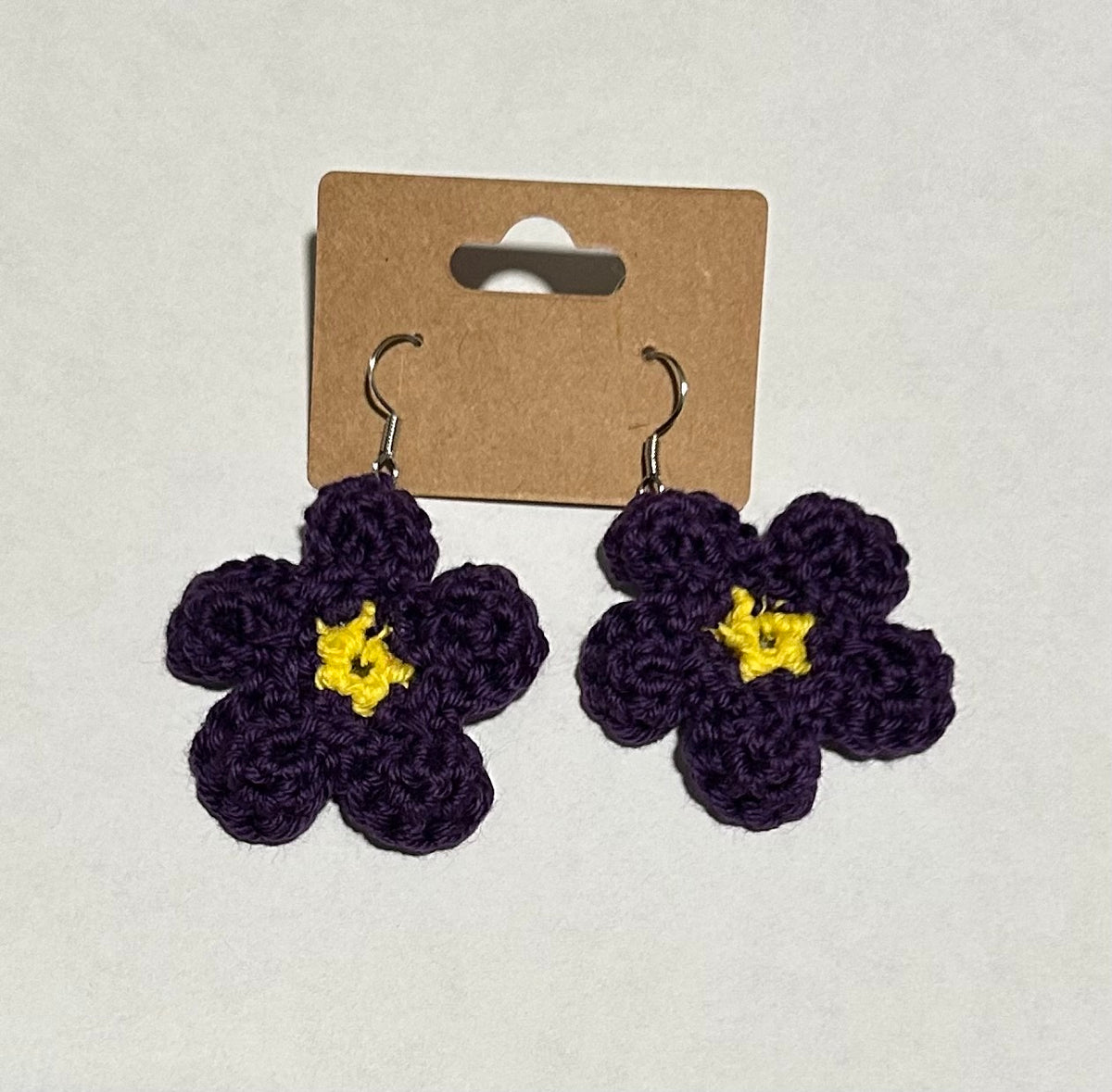 Crochet Flower Earrings