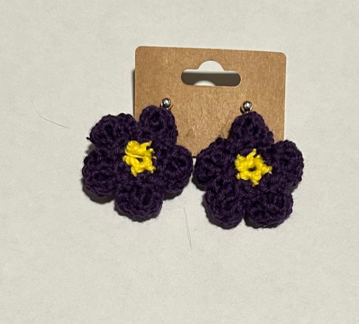 Crochet Flower Earrings
