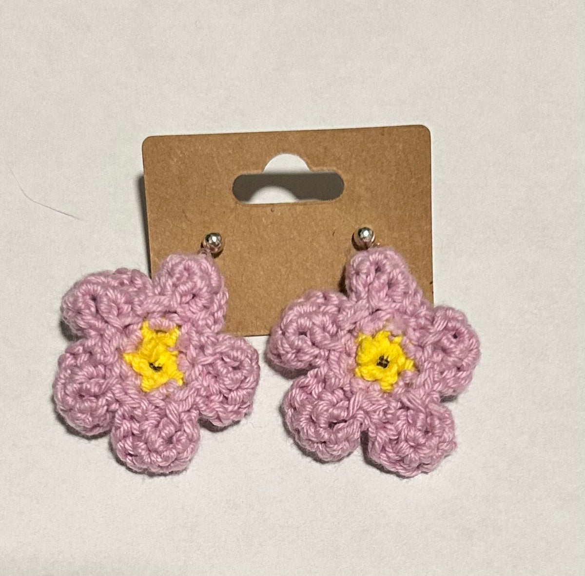 Crochet Flower Earrings