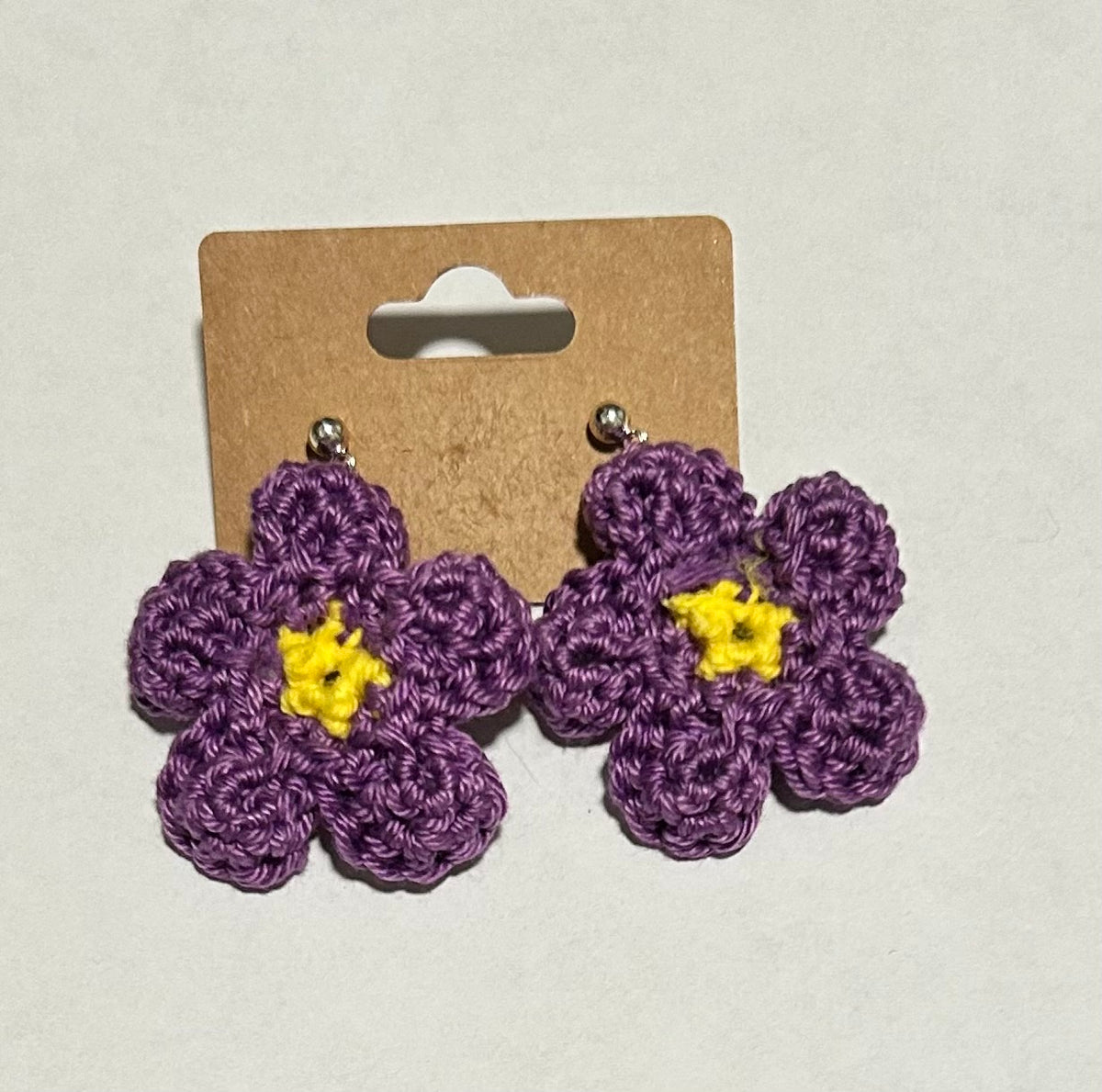 Crochet Flower Earrings