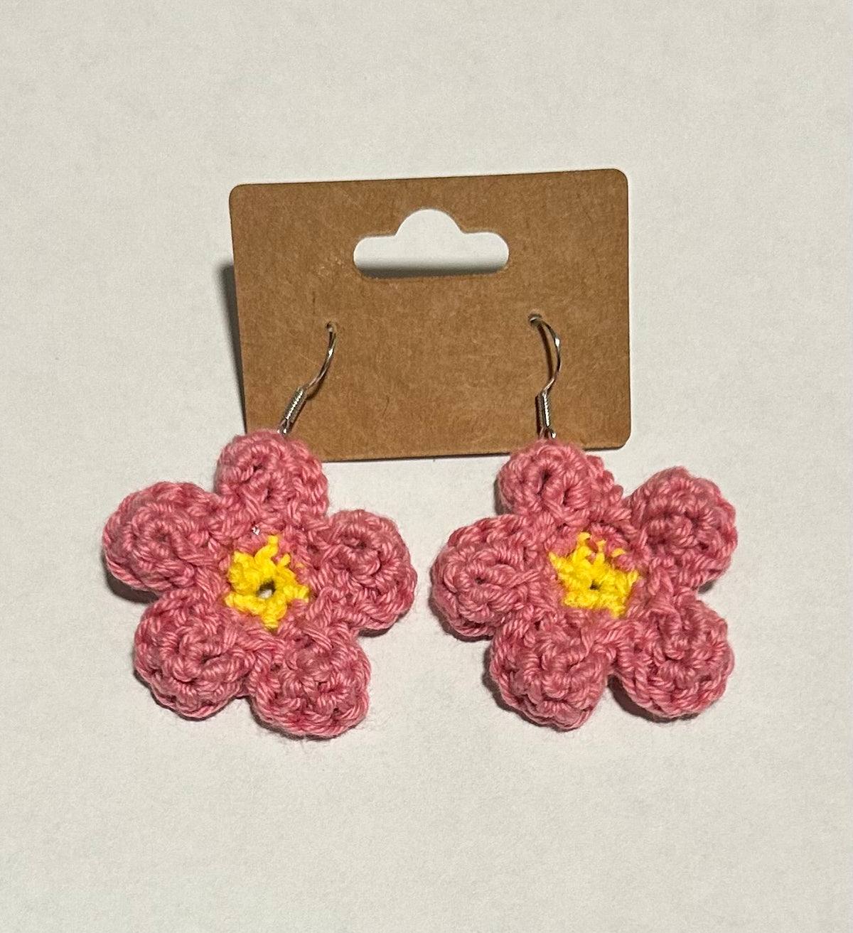 Crochet Flower Earrings