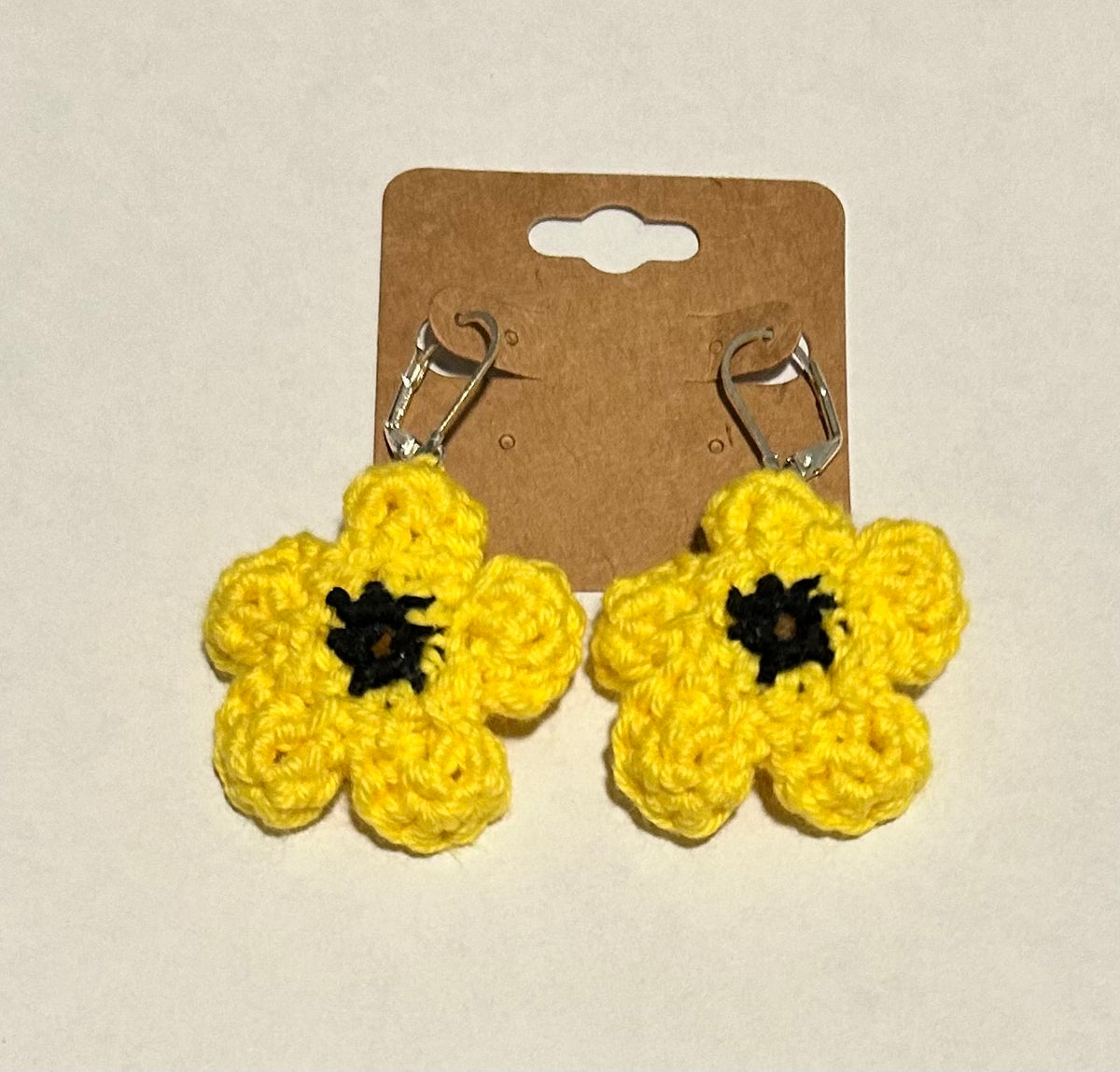 Crochet Flower Earrings